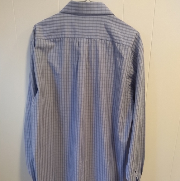 Michael Kors Blue/White Dress XL Shirt. - Picture 6 of 7